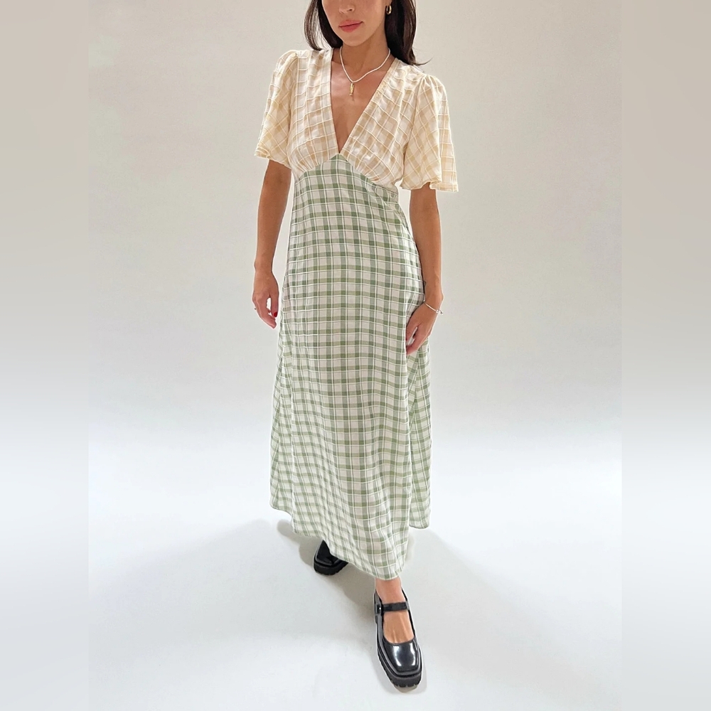 Lisa Says Gah plaid Grace Dress